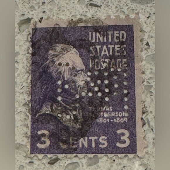 5-Commemorative Stamps - Mystic Stamp CO. 1938 Presidential Series - Picture 4 of 4